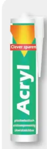 B1 Discount Baumarkt Clever Acryl-Dichtmasse Angebot