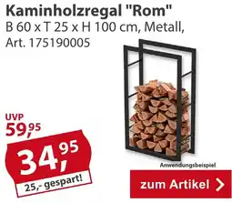 Sonderpreis Baumarkt Kaminholzregal "Rom" Angebot