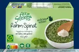 Aldi Süd All Seasons Rahm-Spinat Angebot