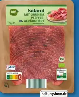 Aldi Süd Bio Smiley Salami Angebot