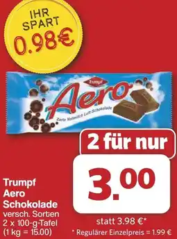 Famila Nord West Trumpf Aero Schokolade Angebot