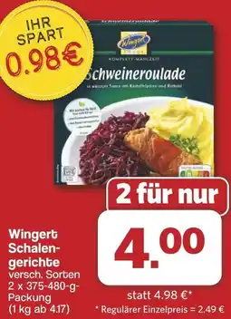 Famila Nord West Wingert Schalengerichte Angebot