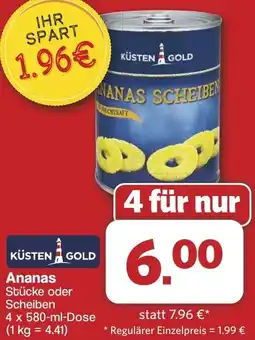 Famila Nord West KÜSTEN GOLD Ananas Angebot