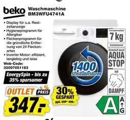 expert Techno Land beko Waschmaschine BM3WFU4741A Angebot