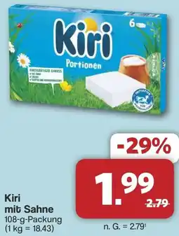 Famila Nord West Kiri mit Sahne Angebot