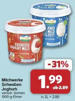 Famila Nord West Milchwerke Schwaben Joghurt Angebot