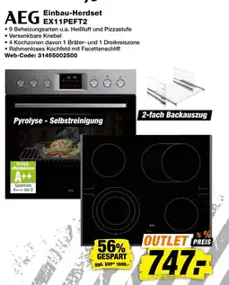 expert Techno Land AEG Einbau-Herdset EX11PEFT2 Angebot