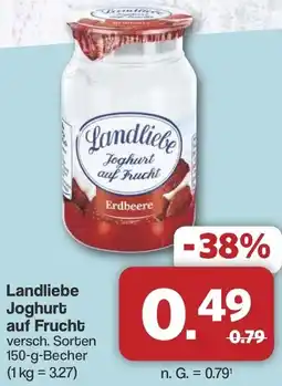 Famila Nord West Landliebe Joghurt auf Frucht Angebot
