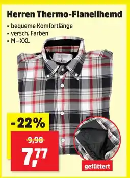 Thomas Philipps Herren thermo-flanell Angebot
