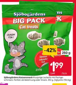 Rusta Sjöbogårdens katzensnack Angebot