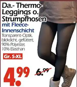Wreesmann Thermo-leggings o. strumpfhosen Angebot