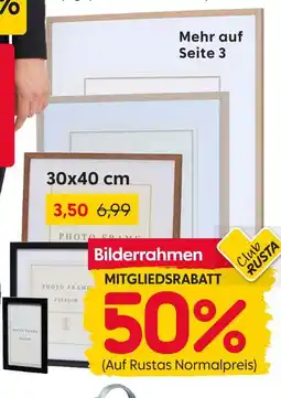 Rusta Bilderrahmen Angebot