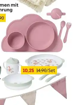 Rusta Pink cloud plate set Angebot