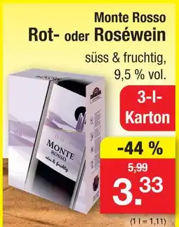 Zimmermann Monte rosso rotwein Angebot