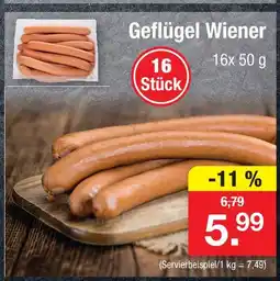 Zimmermann Geflügel wiener Angebot