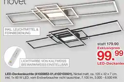 Möbelzentrum Pforzheim Novel led-deckenleuchte Angebot