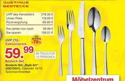 Möbelzentrum Pforzheim Justinus bestecke besteck-set „style art“ Angebot