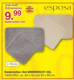 Möbelzentrum Pforzheim Esposa badematten-set Angebot