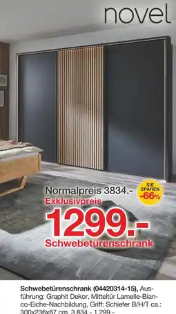 Möbelzentrum Pforzheim Novel schwebetürenschrank Angebot