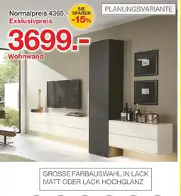Möbelzentrum Pforzheim Wohnwand Angebot