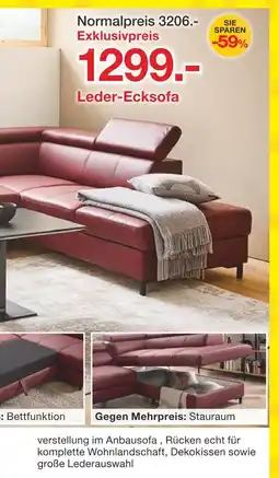 Möbelzentrum Pforzheim Leder-wohnlandschaft Angebot