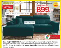 Möbelzentrum Pforzheim Carryhome ecksofa Angebot