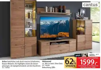 Zurbrüggen Cantus wohnwand brilon Angebot
