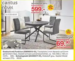 Möbelzentrum Pforzheim Cantus oder novel esstisch mit funktion Angebot