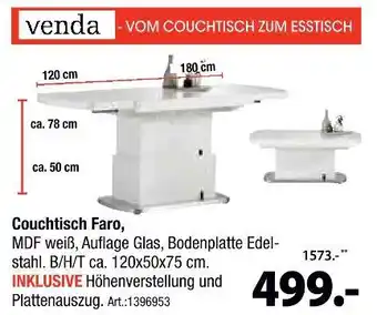 Zurbrüggen Venda couchtisch faro Angebot
