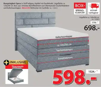 Zurbrüggen Boxspringbett space Angebot