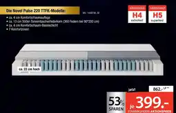 Zurbrüggen Novel matratze pulse 220 ttfk Angebot