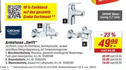 toom Baumarkt Grohe waschtischbatterie Angebot