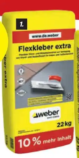 toom Baumarkt Weber flexkleber extra Angebot