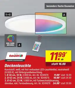 toom Baumarkt Toom deckenleuchte Angebot