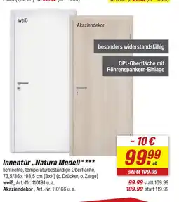 toom Baumarkt Innentür natura modell weiß Angebot