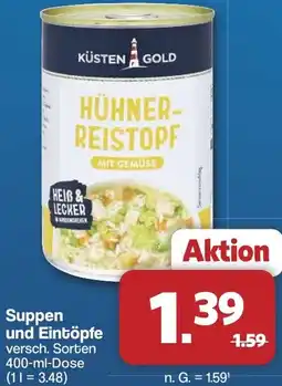 Famila Nord West KÜSTEN GOLD Suppen und Eintöpfe Angebot
