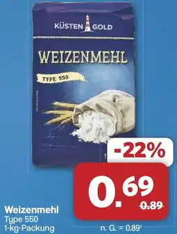 Famila Nord West KÜSTEN GOLD Weizenmehl Angebot