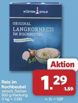 Famila Nord West KÜSTEN GOLD Reis im Kochbeutel Angebot