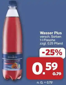 Famila Nord West KÜSTEN GOLD Wasser Plus Angebot