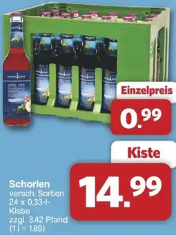 Famila Nord West KÜSTEN GOLD Schorlen Angebot