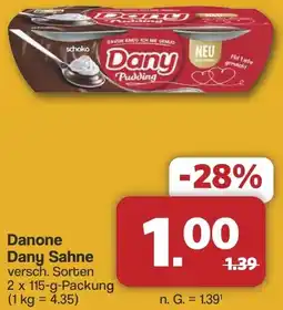 Famila Nord West Danone Dany Sahne Angebot