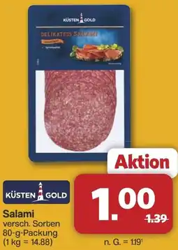 Famila Nord West KÜSTEN GOLD Salami Angebot