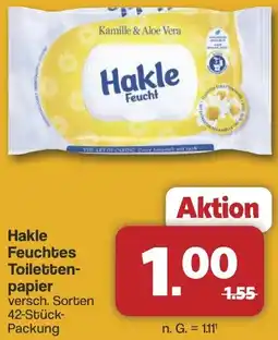 Famila Nord West Hakle Feuchtes Toilettenpapier Angebot
