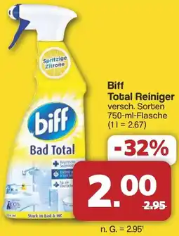 Famila Nord West Biff Total Reiniger Angebot