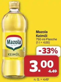 Famila Nord West Mazola Keimöl Angebot