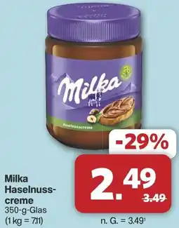Famila Nord West Milka Haselnusscreme Angebot