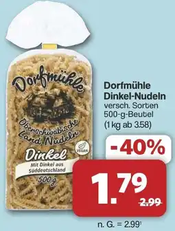 Famila Nord West Dorfmühle Dinkel-Nudeln Angebot