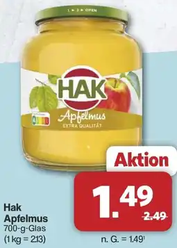 Famila Nord West Hak Apfelmus Angebot