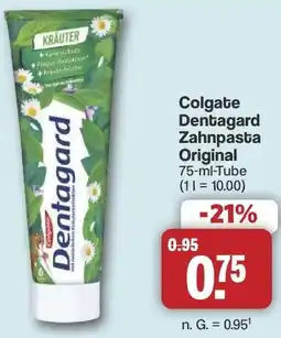 Famila Nord West Colgate Dentagard Zahnpasta Original Angebot