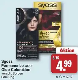 Famila Nord West Syoss Permanente oder Oleo Coloration Angebot
